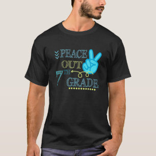 Camiseta Ensino De 7 Da Paz Engraçado Fim Do Ano Escolar