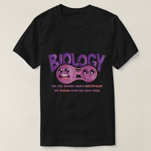 Camiseta Ensino de Biologia Célula Ensino Professor Encanta (Frente do Design)