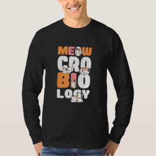 Camiseta Ensino de Biologia de Ciências do Sussuro do Gato