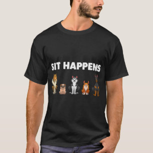 Camiseta Ensino De Cães Engraçado Arte Para Homens Mulheres