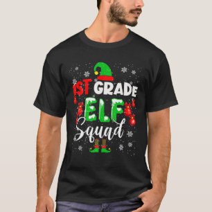 Camiseta Ensino de Crianças de Natal Engraçado no Quadrad