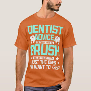 Camiseta Ensino de dentista engraçado