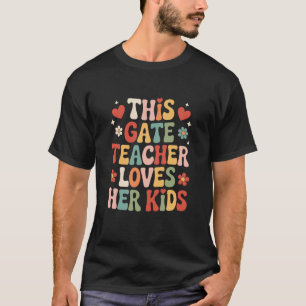 Camiseta Ensino de Ed Dotados, Esta Professora Gate Ama Seu