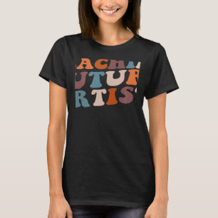 Camiseta Ensino De Futuros Artistas Retrô Estudantes De Pro