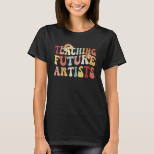 Camiseta Ensino De Futuros Artistas Retrô Estudantes De Pro