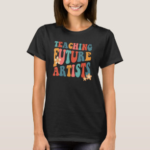 Camiseta Ensino De Futuros Artistas Retrô Estudantes De Pro