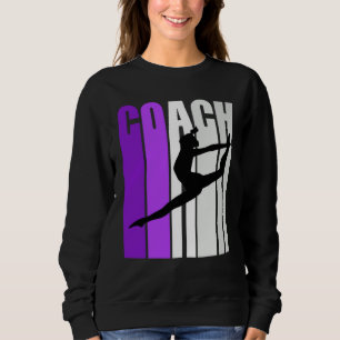 Camiseta Ensino de instrutor de treinador de dança com retr