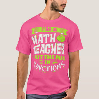 Camiseta Ensino de Matemática Engraçado