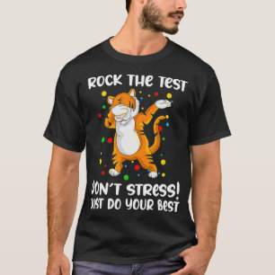 Camiseta Ensino De Professores Da Escola De Tigre De Rock