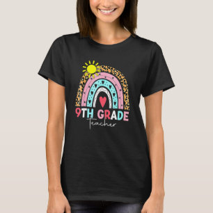 Camiseta Ensino de Professores do 9.o Grau Boho Arco-Íris L