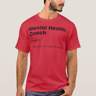 Camiseta Ensino de Saúde Mental Definição Psicólogo Engraça