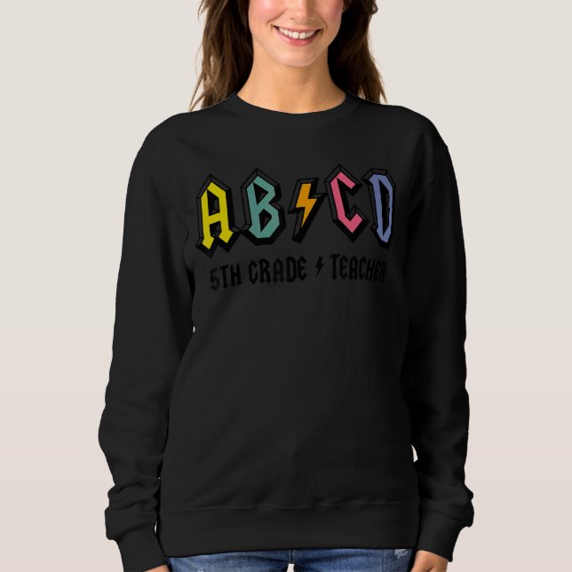 Camiseta Ensino de Vida de Professores da Abcd School Rocks (Frente)