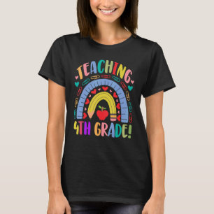 Camiseta Ensino do Arco-Íris do 4º ano da escola Acedamic