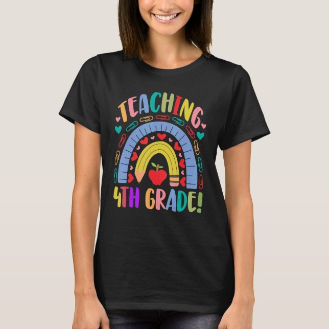 Camiseta Ensino do Arco-Íris do 4º ano da escola Acedamic (Frente)