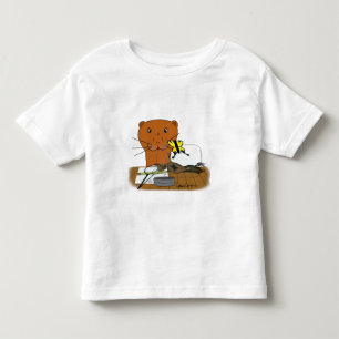Camiseta Ensino domiciliar Oliver The Otter - A Borboleta