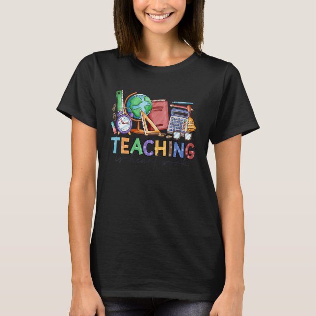 Camiseta Ensino é Ensino de Coração (Frente)