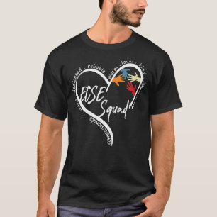 Camiseta Ensino É Um Trabalho Cardíaco De Volta Ao Ensino E