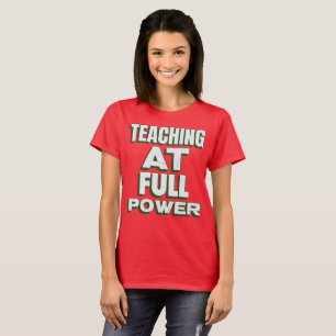 Camiseta Ensino em Plena Força Excelente Professor