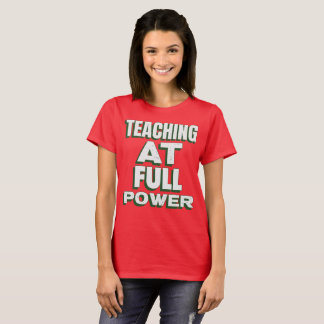 Camiseta Ensino em Plena Força Excelente Professor