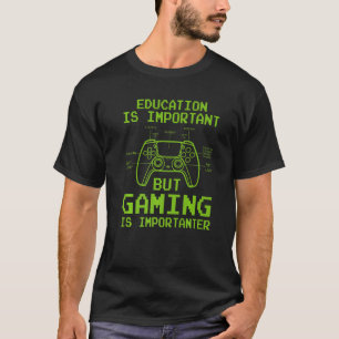 Camiseta Ensino Engraçado De Jogadores É Importante Mas Jog