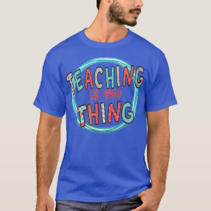 Camiseta Ensino Engraçado é a minha coisa de volta à escola