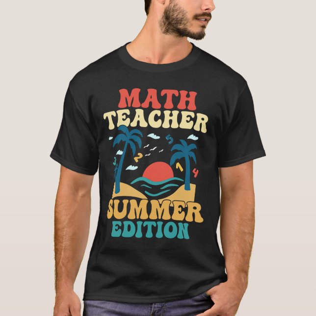 Camiseta Ensino Escolar de Professores de Matemática na Edi (Frente)