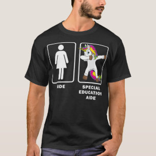 Camiseta Ensino Especial Abbing Unicorn Funny Dab