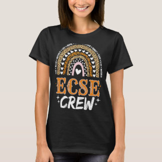 Camiseta Ensino Especial da Primeira Infância SPED Rainbow 