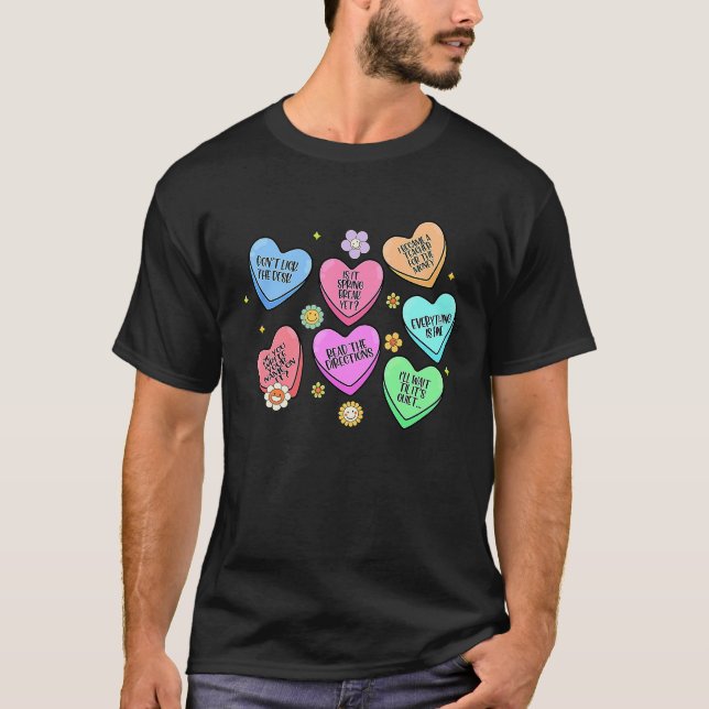 Camiseta Ensino Especial de Amor por Dia de os namorados Co (Frente)