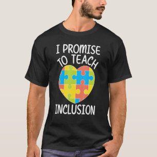 Camiseta Ensino Especial de Professores de Inclusão de Ensi