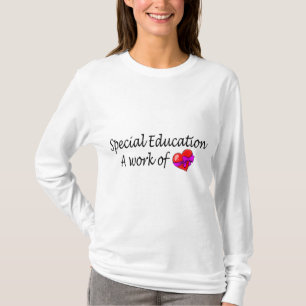 Camiseta Ensino especial, um trabalho do amor