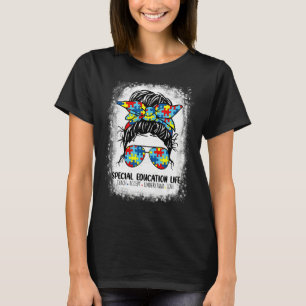 Camiseta Ensino especial Vida escolta Professora Accept U