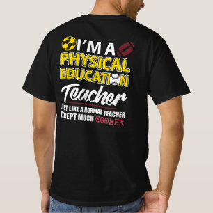 Camiseta Ensino Físico Engraçado Professora Apreciação 