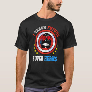 Camiseta Ensino Heroes Super Incríveis do Futuro Mensageiro