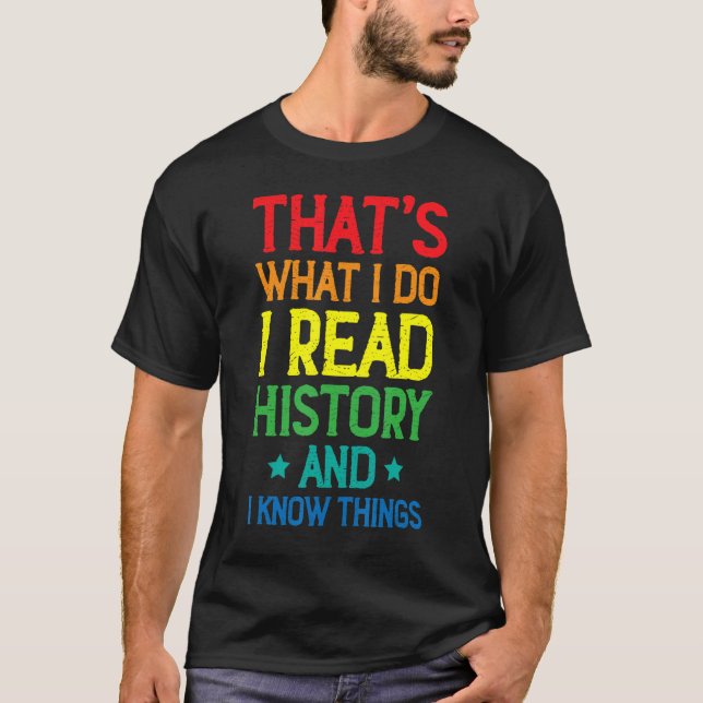 Camiseta Ensino História E Sei Coisas Professora De Históri (Frente)