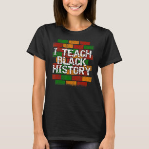 Camiseta Ensino História Negra Mês Edu Afro-Americano