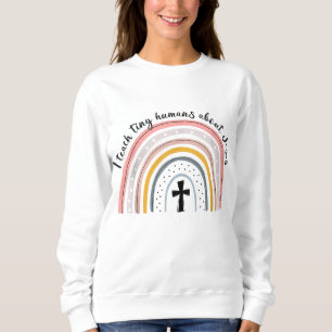 Camiseta Ensino Humanos Pequenos Sobre Jesus Professora Apr
