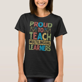 Camiseta Ensino Linguista de Professores Multilíngues