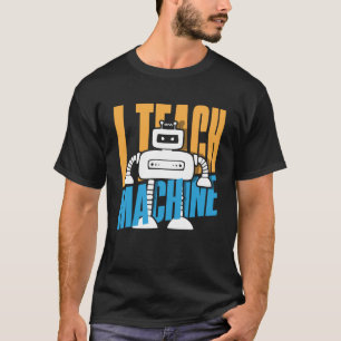 Camiseta Ensino Máquinas E Robô De Computação