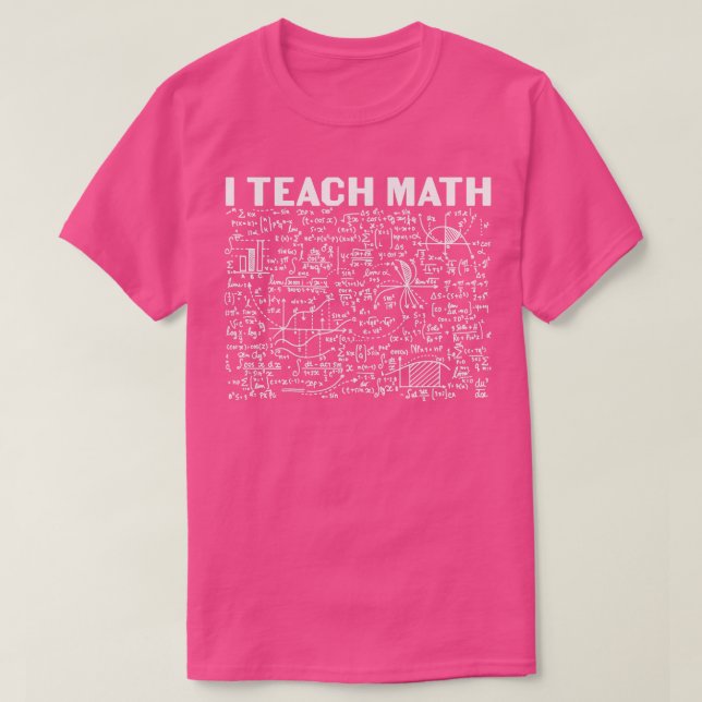 Camiseta Ensino Matemática (Frente do Design)