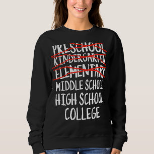 Camiseta Ensino Médio de Graduação Elementar De Volta À Esc