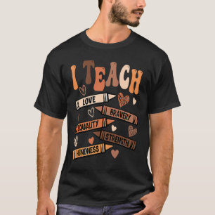 Camiseta Ensino Melanin Afro African Black History Mês T