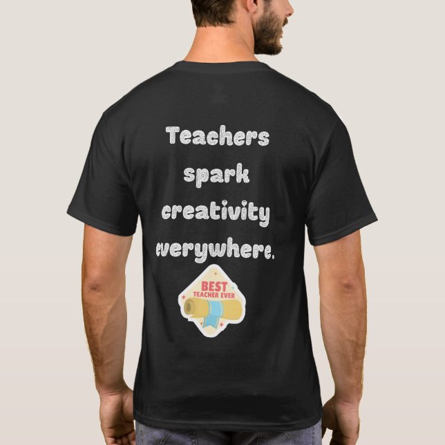 Camiseta Ensino: O Coração da Educação (Verso)