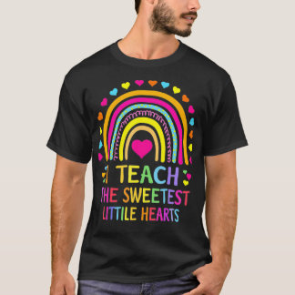 Camiseta Ensino O Mais Doce Professor De Arco Arco-Íris Val