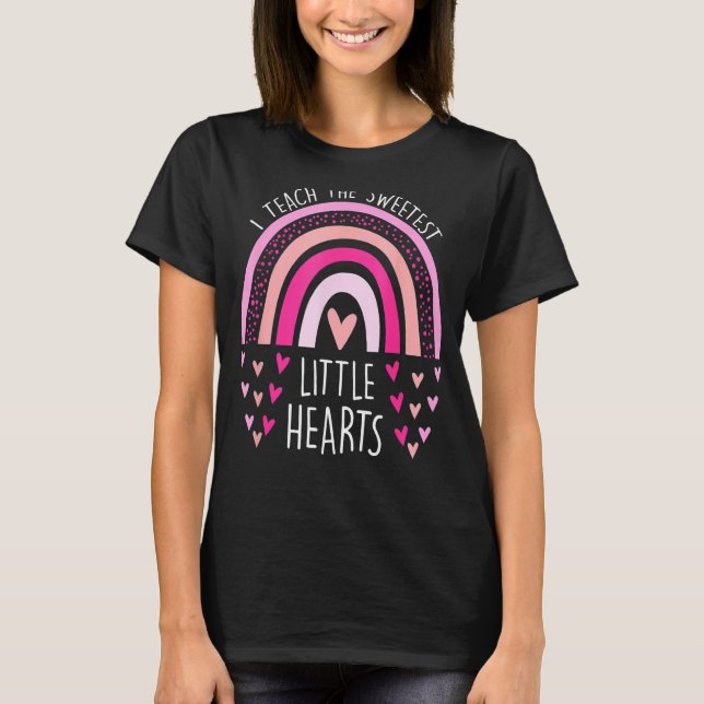 Camiseta Ensino O Mais Doce Professor De Arco Arco-Íris Val (Frente)