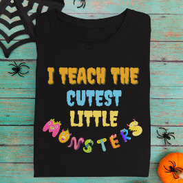 Camiseta Ensino O Professor De Monstros Mais Bonitos No Dia