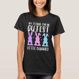 Camiseta Ensino O Professor De Páscoa De Bunnies Mais Basta