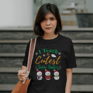 Camiseta Ensino Os Bebês De Neve Mais Pobres