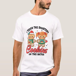 Camiseta Ensino Os Cookies Mais Inteligentes Do Lote Engraç