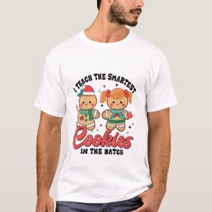Camiseta Ensino Os Cookies Mais Inteligentes Do Lote Engraç